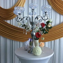 IDA wedding crystal canderlabra table