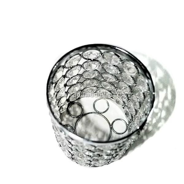 IDA handmade small crystal ball candle holder (IDACH06) 2