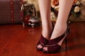 Stylish woman high heel shoes woman