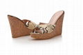Newest style high heel slipper fashion dress shoes 2