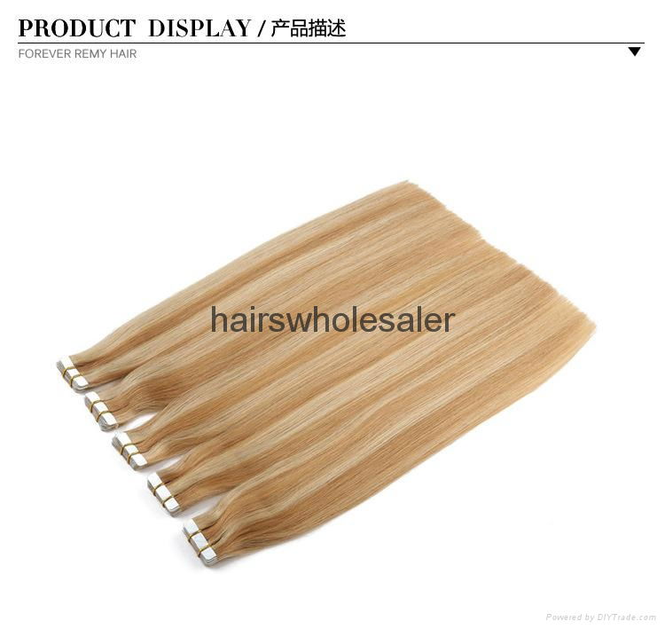 Tape in hair extension brazilian hair extension virgin remy hair 2