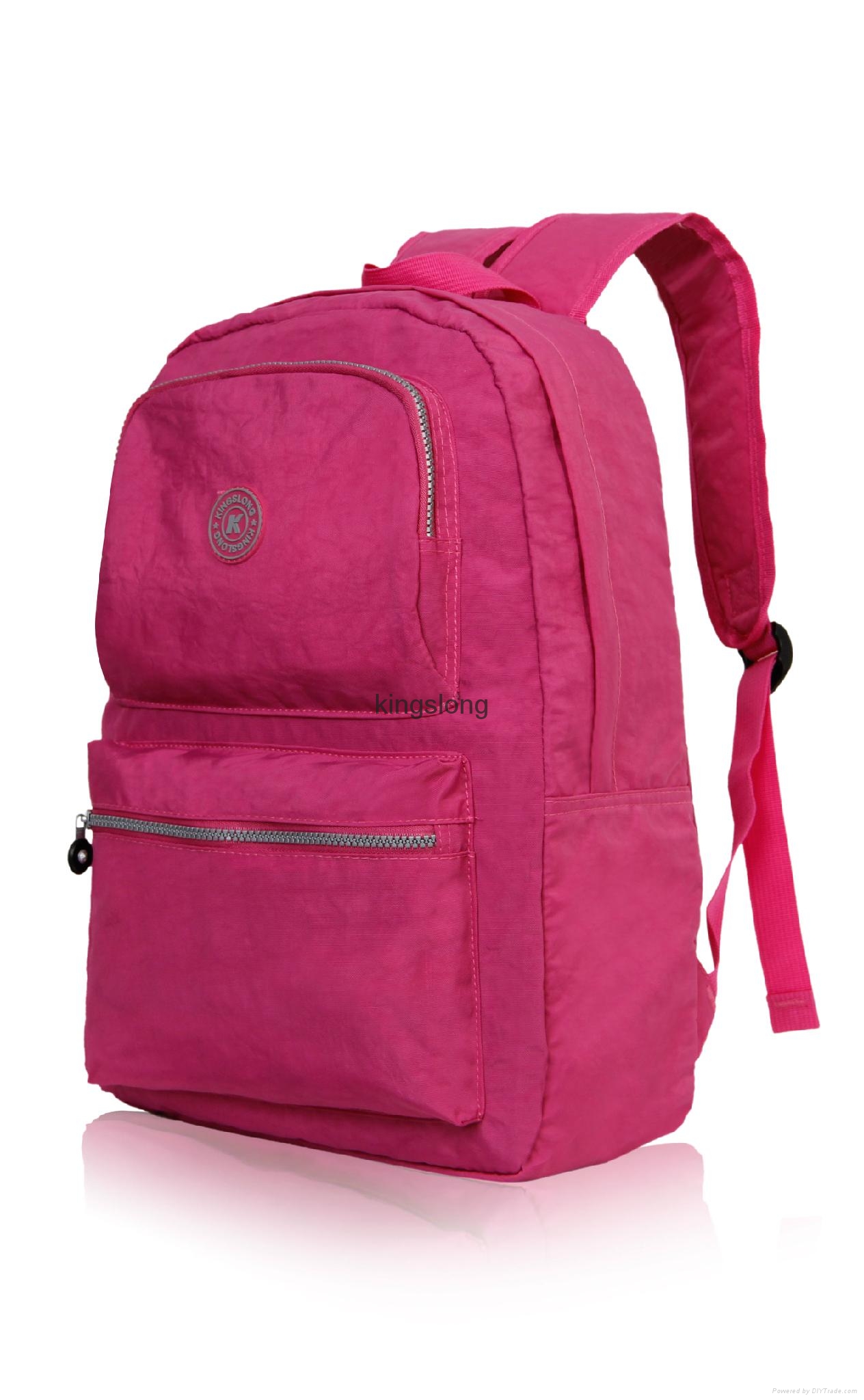 2016 customized nylon high quality latest design school backpack with