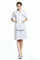 White lab coat Medical uniforms Hospital For female With Blue Selvedge 1