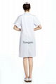 White lab coat Medical uniforms Hospital For female With Blue Selvedge 3