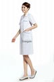 White lab coat Medical uniforms Hospital For female With Blue Selvedge 4