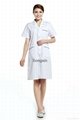 White lab coat Medical uniforms Hospital For female With Blue Selvedge 5