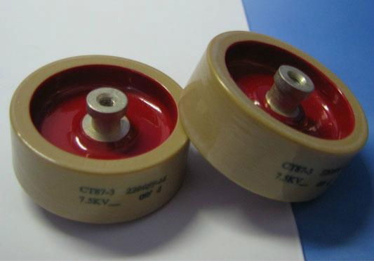 Barrl-Styled High Voltage Low Frequency Capacitors CT87 Series 4