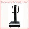 Double motors vibration plate