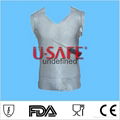 stainless steel metal mesh cut resistant sleeveless vest for butchers