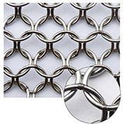 7mm welded chain mesh for stainless steel mesh glove apron curtain apron