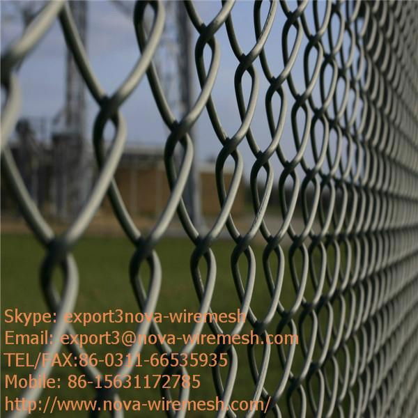 Galvanized chain link fence for sale 2