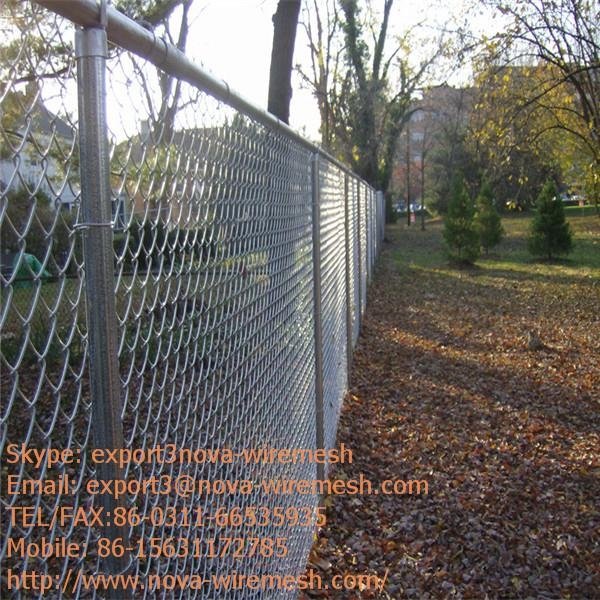 Galvanized chain link fence for sale