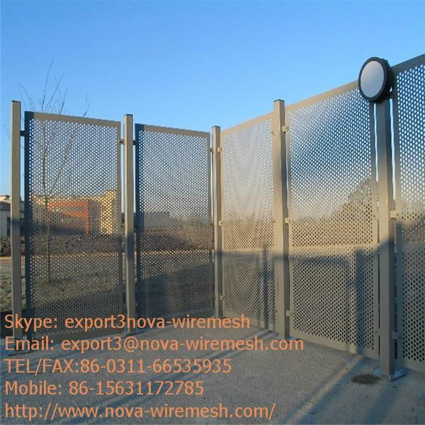 Perforated metal fence for sale 5