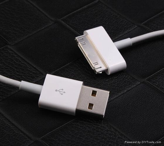 Genuine Original USB Charger Data Sync Cable For iPhone 4 4S 3S iPod iPad 2 3  2