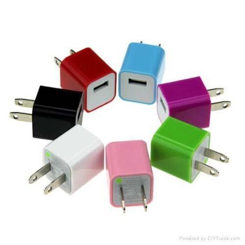 5W Charger USB Power Adapter for iPhone 4/4S/3/3GS/5/5S 4