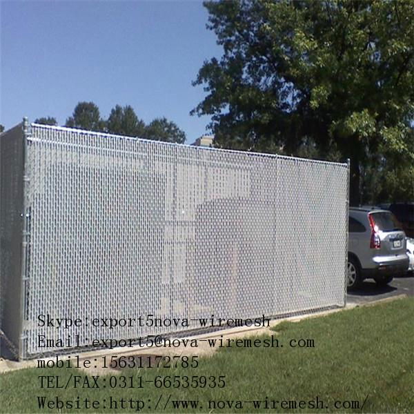Extruded vinyl chain link fence  5