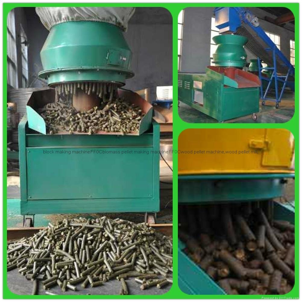 Wood pellet machine