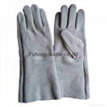 Cheap price Full palm cow leather welding safety gloves 