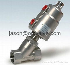 Angle seat valve