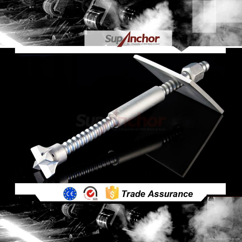 SupAnchor hot sale R32 range self drilling hollow rock anchor bolt  4