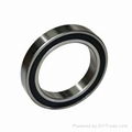 steel ring Si3N4 ceramic ball bicycle hybrid ceramic bearing 6805 61805-2RS 2