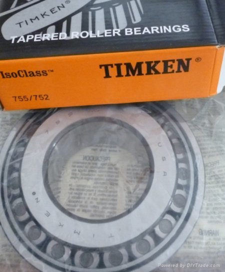 inch taper roller bearing taper roller Timken 755/752