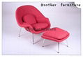 Womb chair & ottoman 4