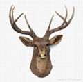 Polyresin resin deer head wall hanging