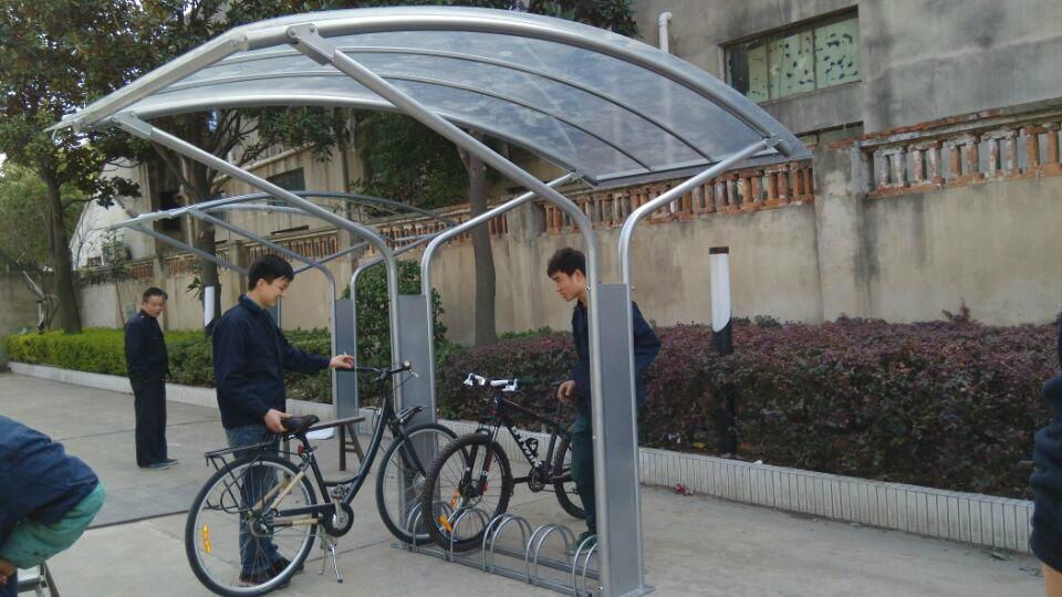 2015 new style hot sale bike rack shelter