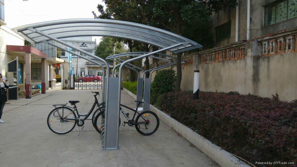 2015 Two Sided Bike Shelter /Grid Bike Parking Rack  3