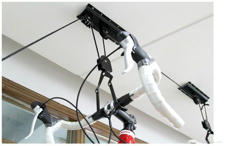 Hot selling ceiling mount bicycle lift 