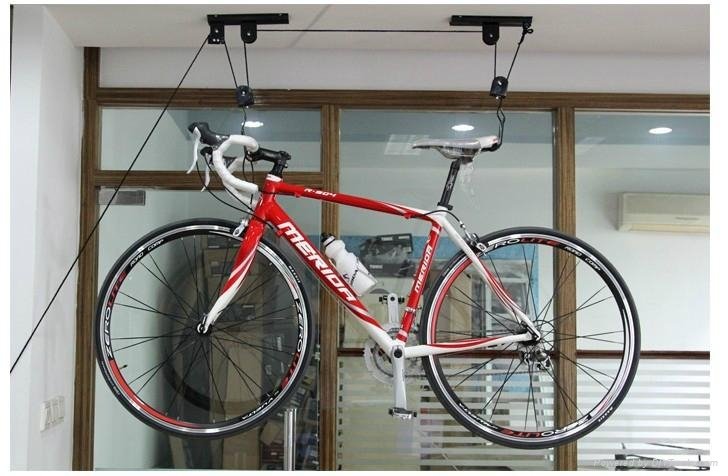 Hot selling ceiling mount bicycle lift  3
