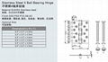 SSA001 CE EN1935 grade13 certificate door hinge stainless steel 2BB / 4BB 2