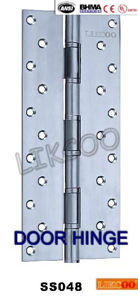 SS048 Door Butt Hinges Heavy Duty Hinge CE UL BHMA certificate OEM China