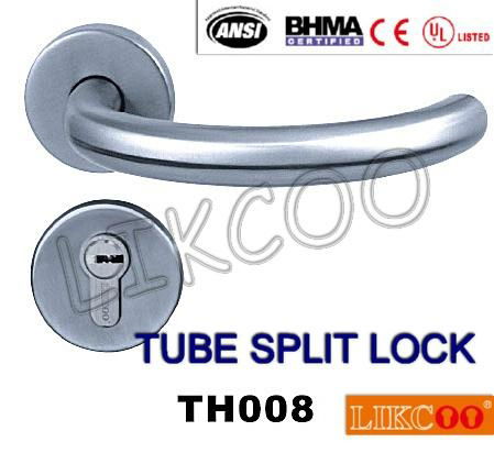 TH004 Popular lever door handle lock, split pull handle, door handles 2