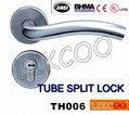 TH004 Popular lever door handle lock, split pull handle, door handles 4