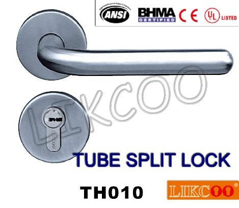 TH004 Popular lever door handle lock, split pull handle, door handles 5