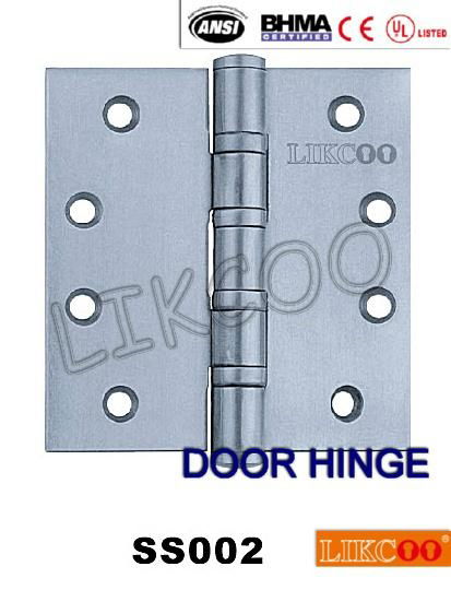 SS002 BHMA CE UL top quanlity stainless steel door hinge