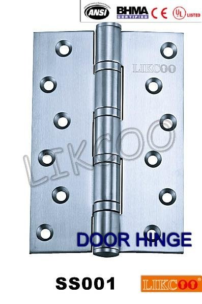 SS002 BHMA CE UL top quanlity stainless steel door hinge 4