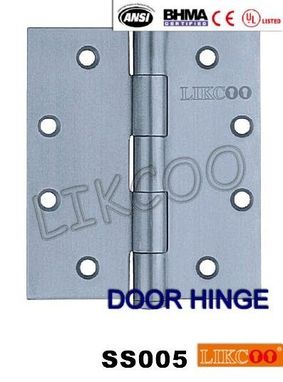 SS005 UL CE certificate stainless steel door hinges, butt hinges OEM
