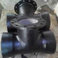 Double Socket with Flange Branch