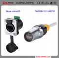 IP67 waterproof rj45 ethernet connector