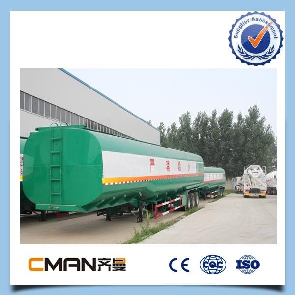 11000x2495x3850 size 40 cubic fuel tank truck trailer with china supplier  2