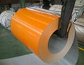 color coated metal sheets coils orange color