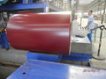 RAL3005 prepainted galvanized steel coils