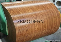 Wood grain pattern prepainted galvanized steel coils from China