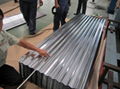 Corrugated galvanized steel sheets