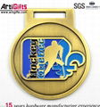 Custom design style wrestling medal for game 2