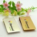 2015 Promotion gold metal money clips with customized logo 5