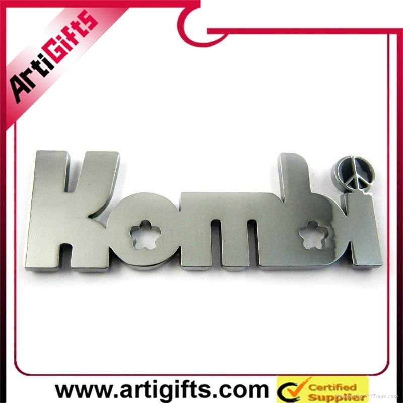 Factory direct supply metal car badges stickers 4